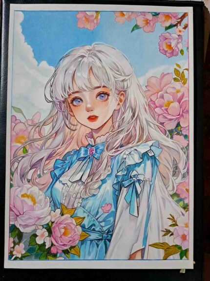 Drawing girl